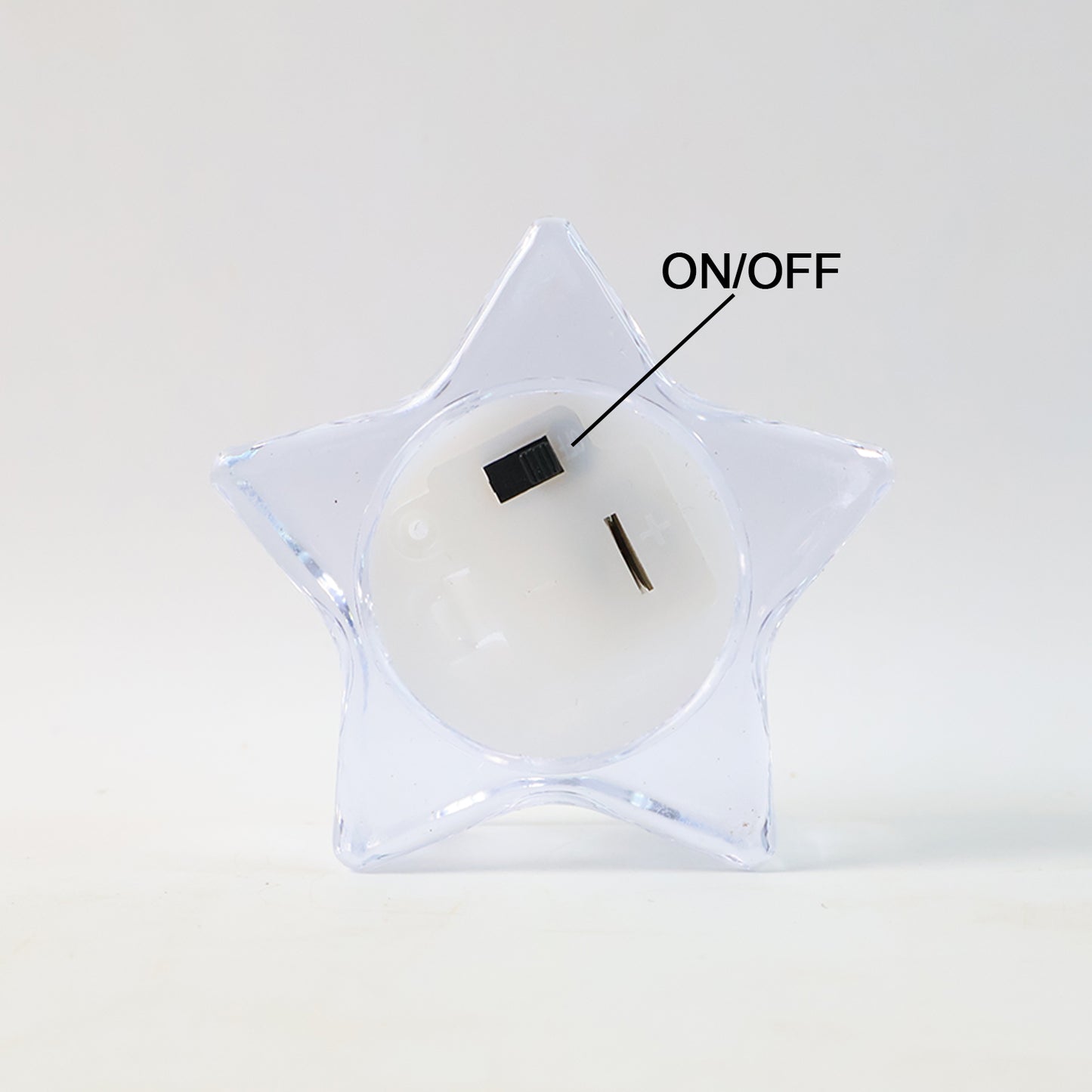 Flameless Star-shaped Led Candles (6 Pc  Set)