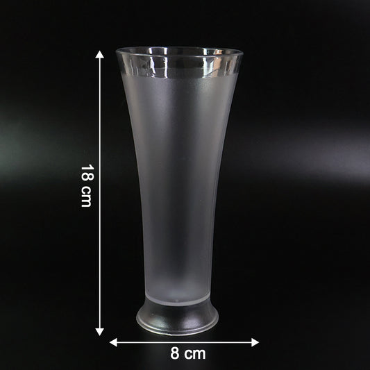 Supermom Plastic Faluda Matt Glass Set (300ml  6 Pc)