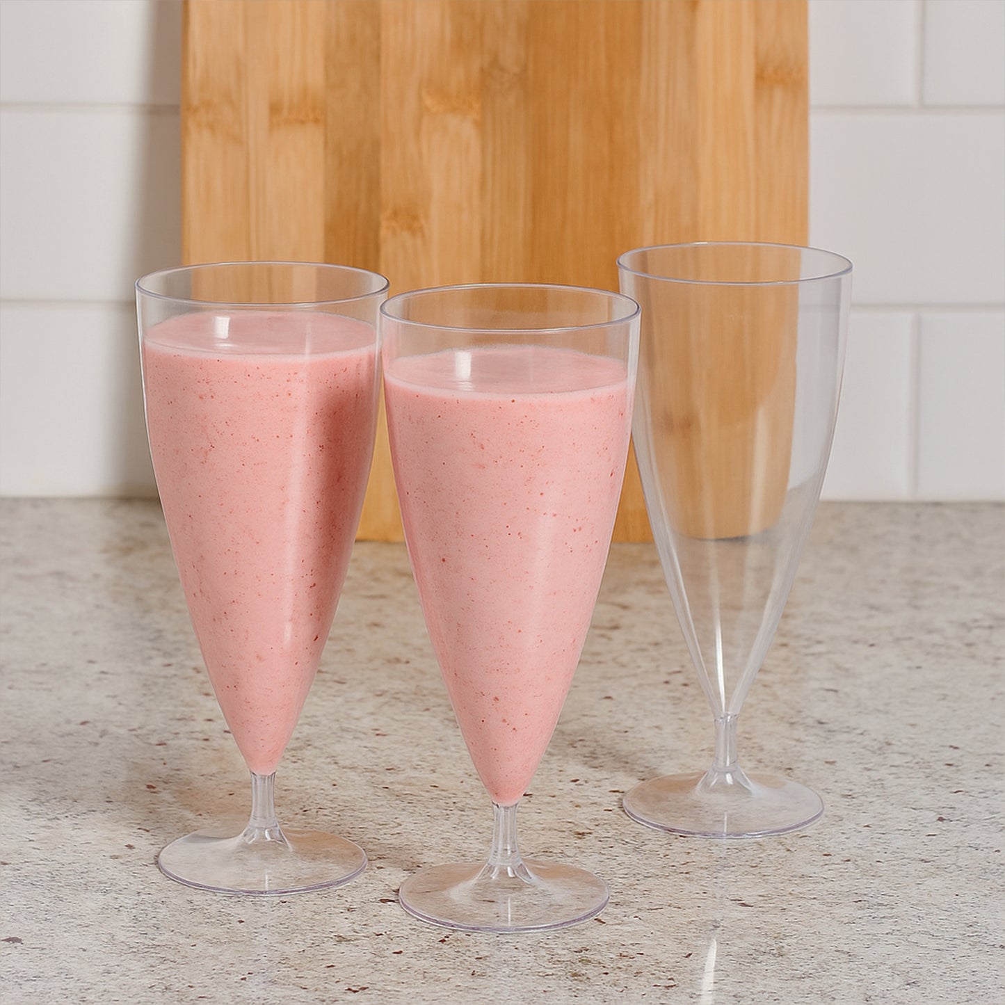 Supermom Plastic Shake Coco Glass Set (230ml  6 Pc)